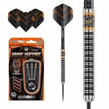 Danny Noppert Black Onyx Ringed Steel tip Darts 23g - Click Image to Close